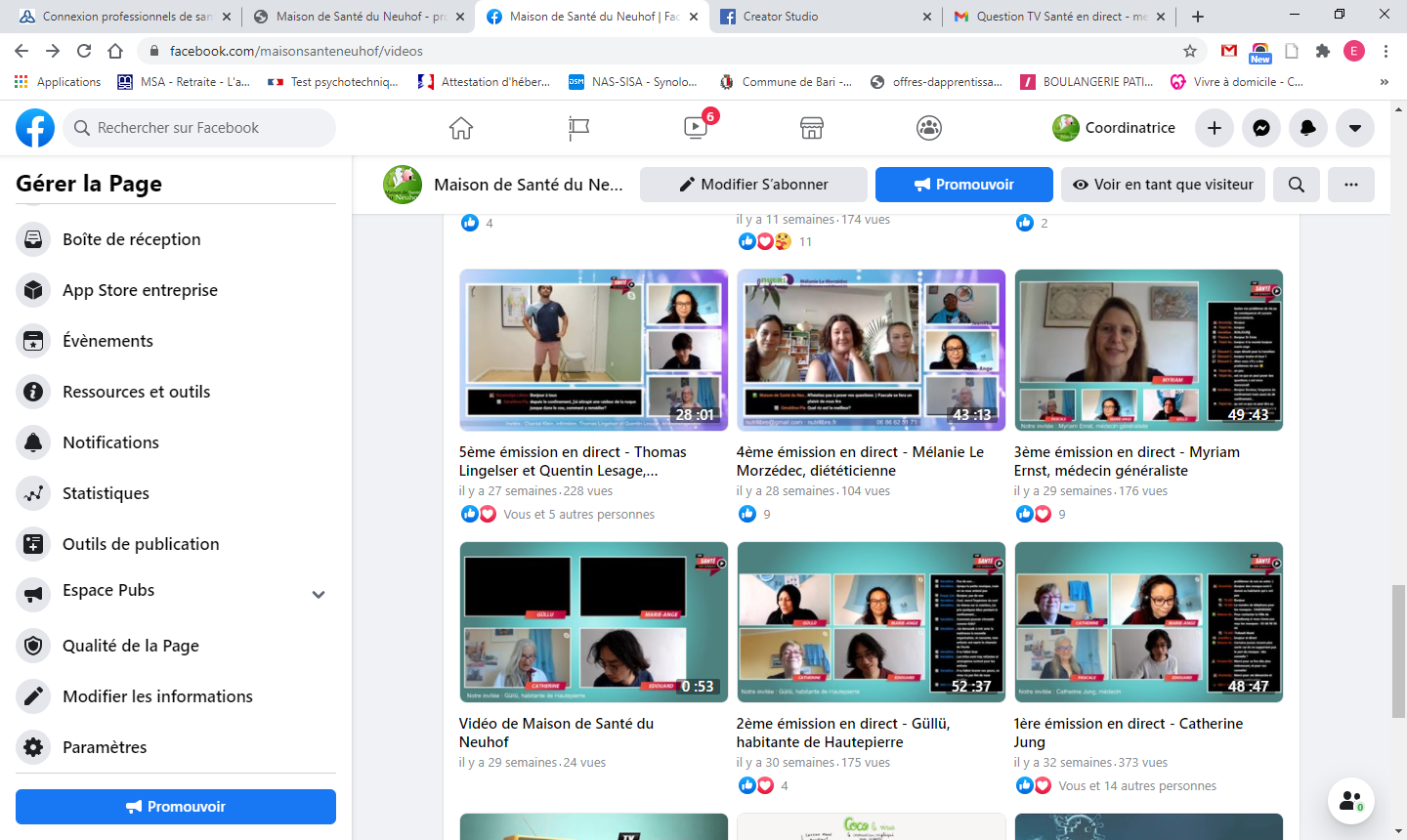 TV Santé pendant le confinement - 2020