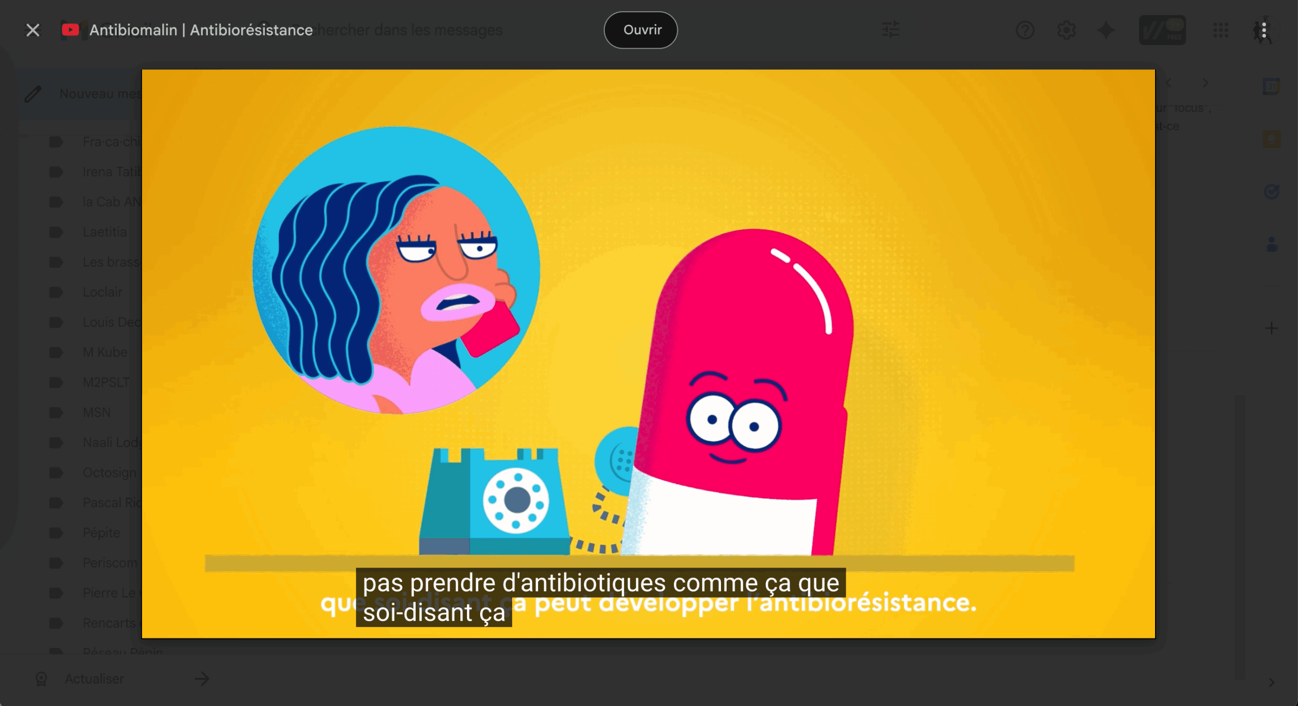 Les antibiotiques c'est pas automatique !